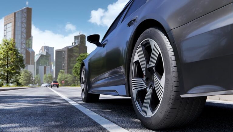 Continental EcoContact 7 ab Werk montiert auf dem neuen vollelektrischen Nissan N7